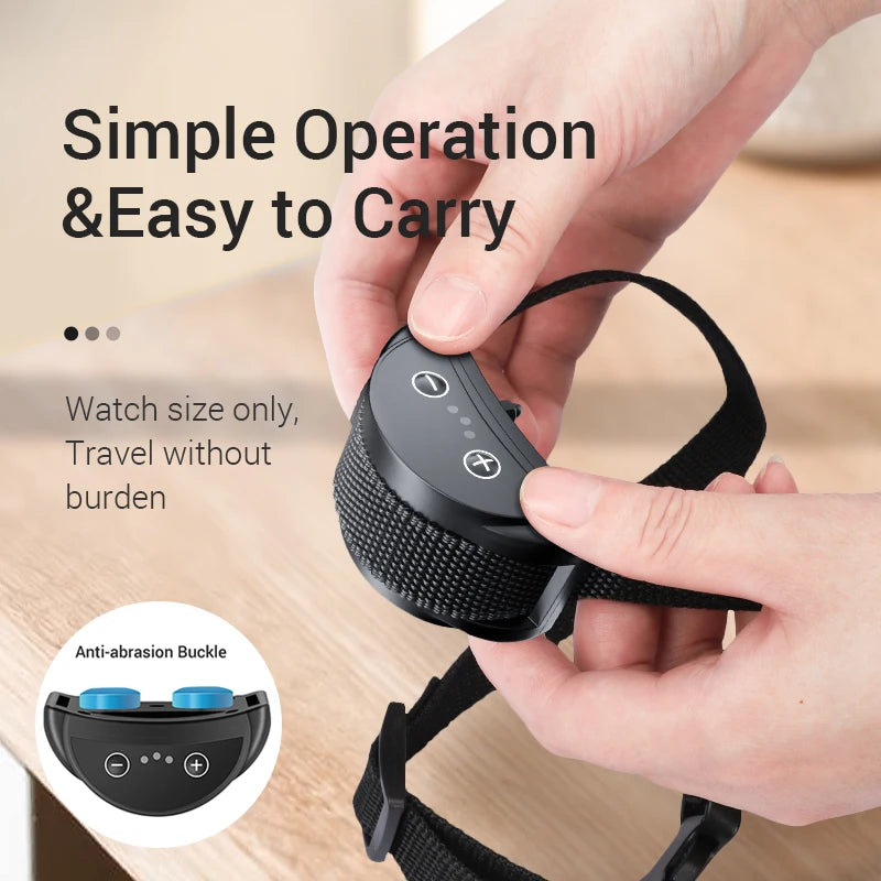 ROJECO Intelligent Training Collar Dog Anti Bark Collar Rechargeable Bark Control Collar For Dogs Electric Anti-Barking Devices