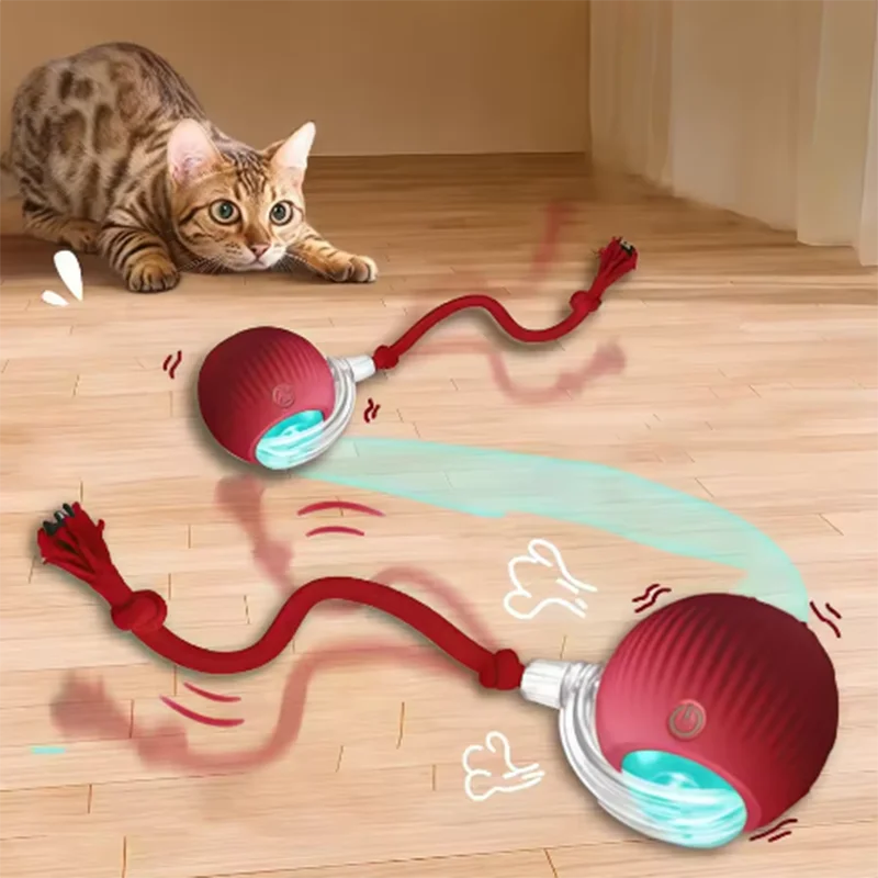 Hot intelligent interactive cat ball long-lasting and durable easy to clean intelligent obstacle avoidance pet dog toys