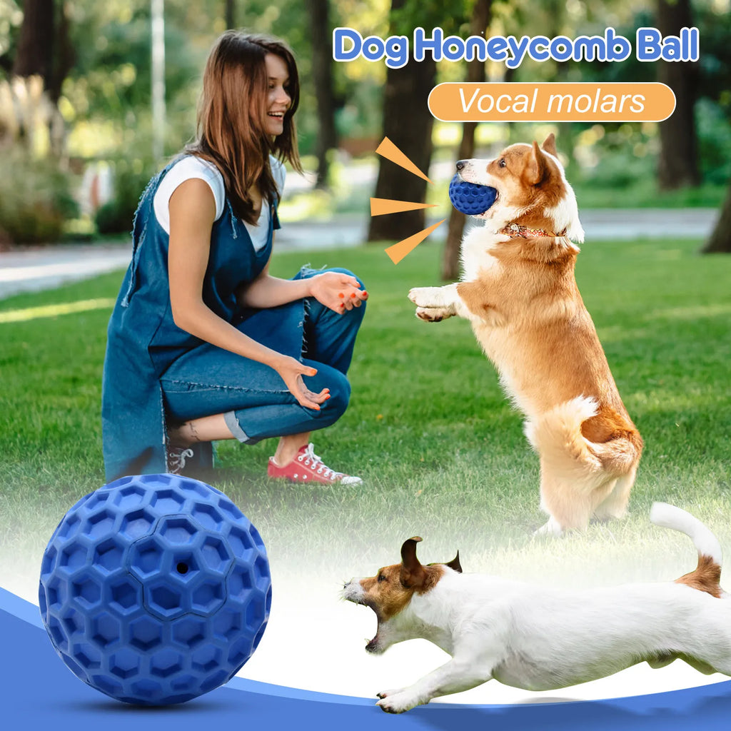 55/65mm Squeaky Dog Toys For Aggressive Chewers, Indestructible Dog Balls For Aggressive Chewers, Squeaky Balls For Dogs