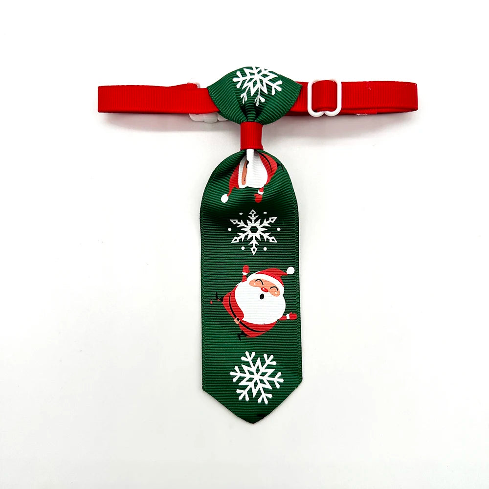 50/100pcs Xmas Dog Accessories Christmas Pet Dog Tie Collar Small Dog Cat Puppy Neckties Bowtie Holiday Pet Dog Grooming items