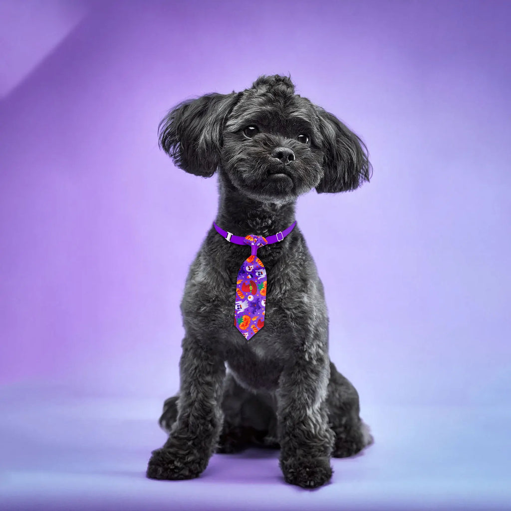 20PCS Pumpkin Print Adjustable Dog Bow Ties Collars Halloween Dog Accessories Puppy Neckties For Dogs and Cats Supplies Bulk