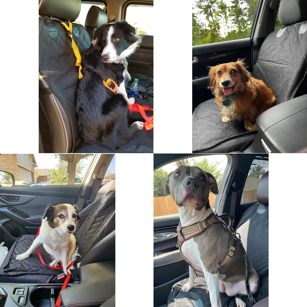 Dog Car Seat Covers 100% Waterproof Pet Cats Carrier Mat Seat Cover for Cars Trucks and SUV Front Seat Dog Accessories
