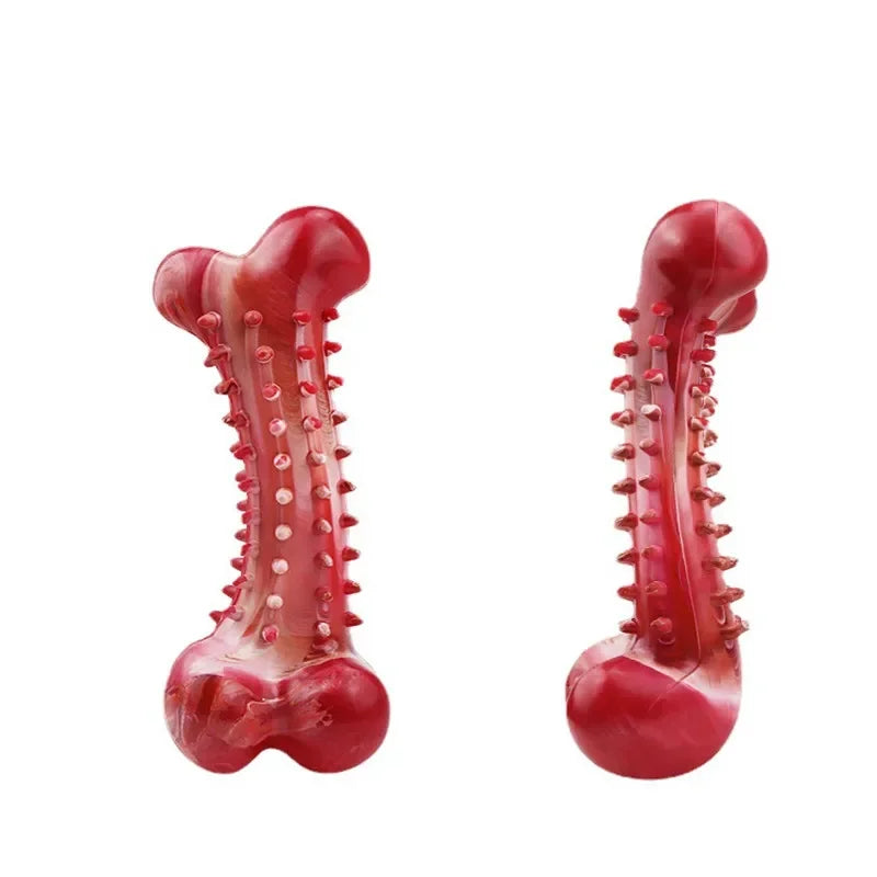 Dog Toys Teeth Sharpening Cleaning Dog Bones Natural Rubber Training Stiff Durable Chew Toys for Medium Large Dogs Pets Supplies