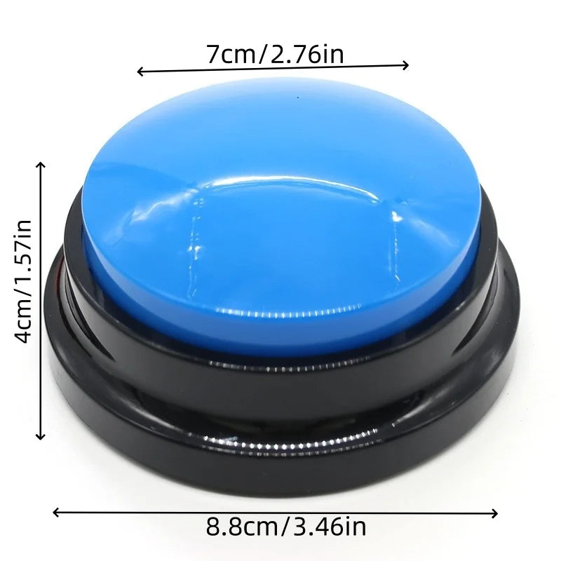 Dog Toys Funny Dog Recordable Pet Toys Travel Talking Pet Starters Pet Speaking Buttons Portable Cute Pet Supplies