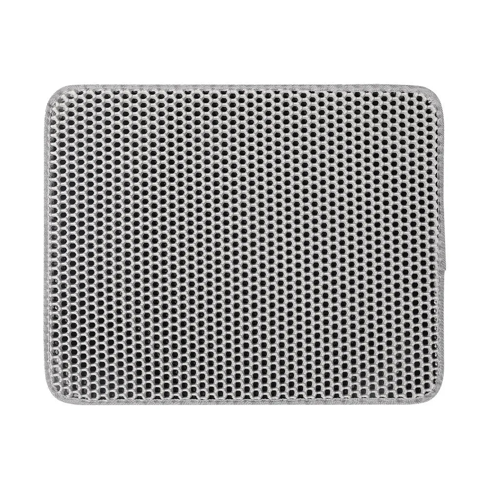 Waterproof Double Layer Cat Litter Mat Cat Litter Box Mat Cats Sand Removal Pad Bed Mat Pet Clean Pad Cat Accessories 5 Sizes