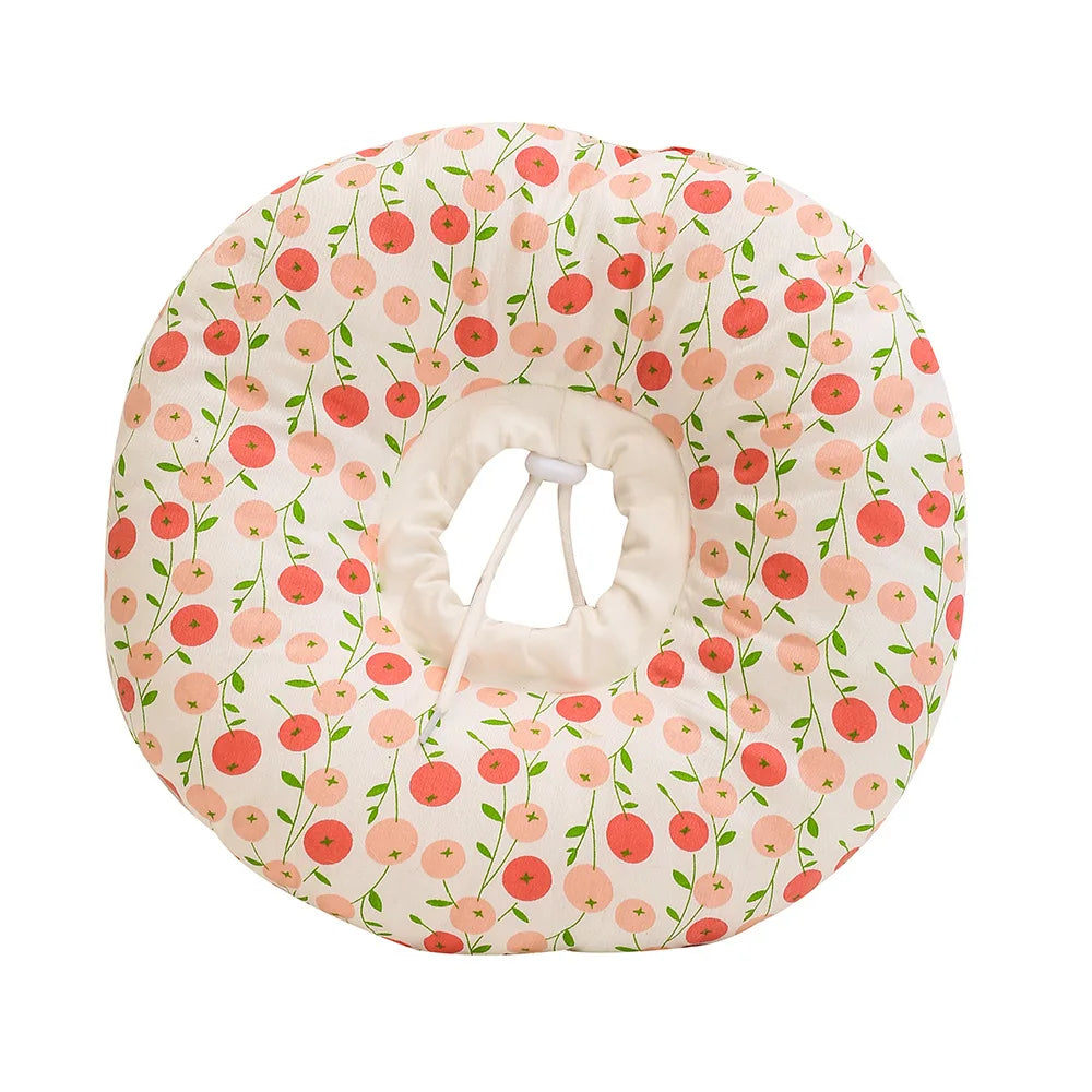 Sweet Donuts Cat Round Pillow Collar Pet Dog Neck Cone Recovery Collar for Anti-Bite Lick Surgery Cat Accessories Pet Collars
