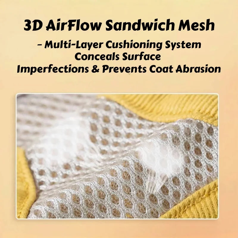 Macaron Breathable Soft Dog Harness – Adjustable Vest-Style Dog Harness and Leash Set Dog Accessories for Small Dogs Walking