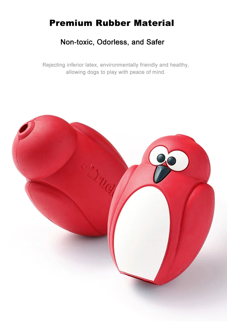Truelove-pet food dispenser toy for dogs, rubber interactive chew toy, waterproof design that leaks food, TLT2605