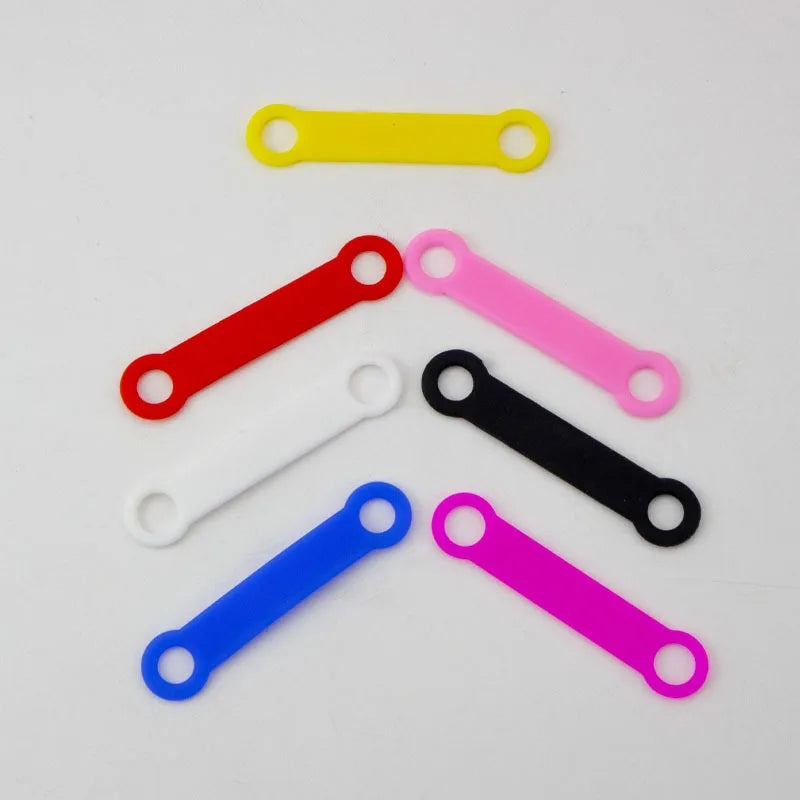 20Pcs Pet Dog Tag Silicone Blank Dog Accessories ID Tag Match With Dog Collar Anti-lost Pet Nameplate Tags Cat Tensile Rubber