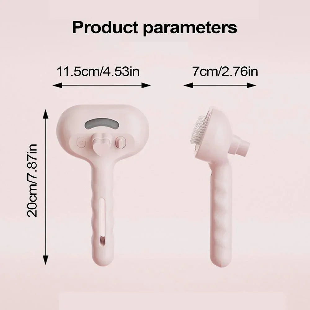 Spray Pet Hair Comb Pet Hair Remover Cleaning Brush Cats Grooming Dog Accessories Tools Dematting Water Mist Humidifier Comb