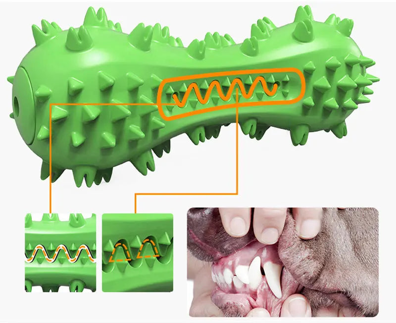 Rubber Dog Chew Toy Teeth Cleaning Pet Toothbrush Chewing Stick Toys for Dog Chew Toy Elasticity Soft Pet Tooth Cleaning