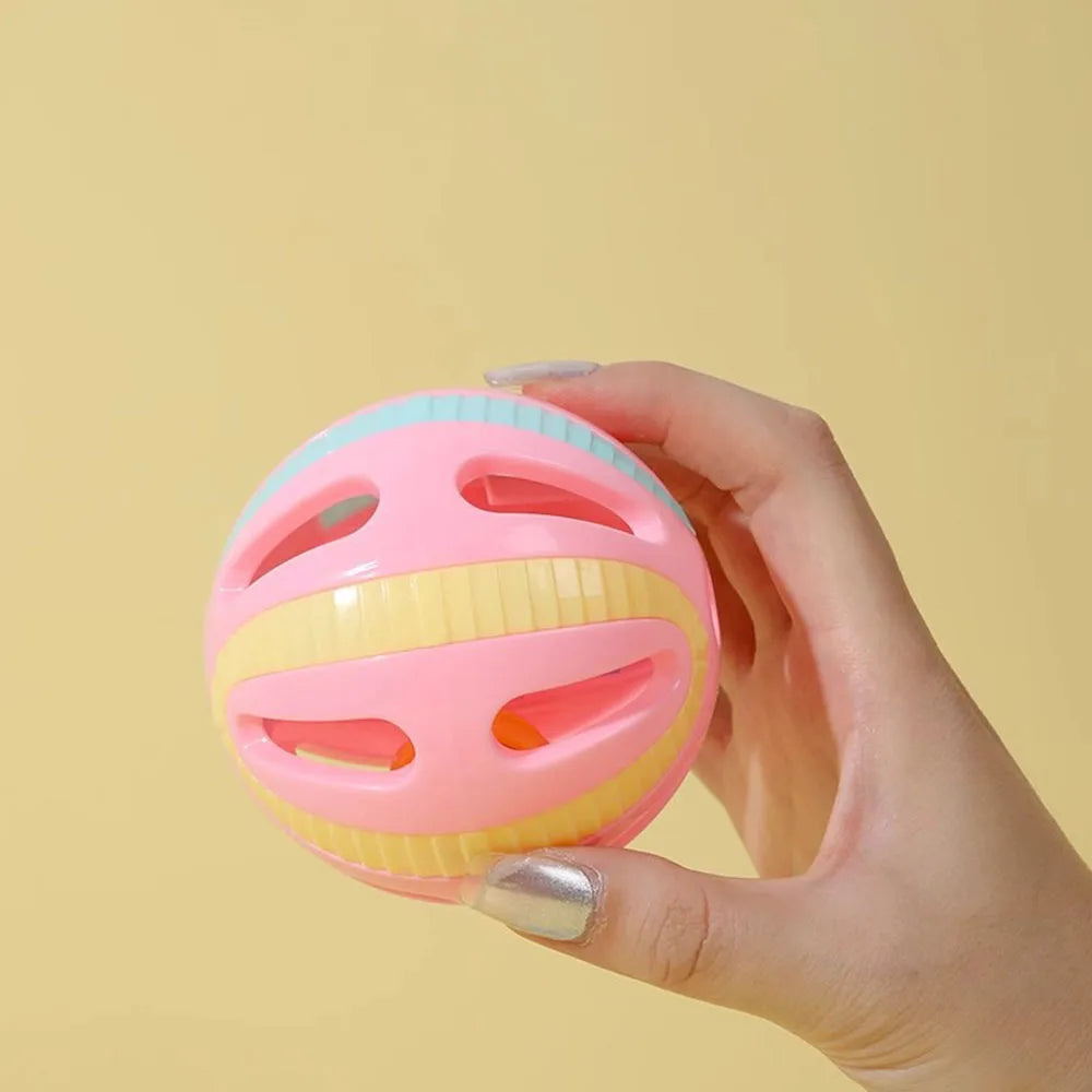 Cat Toys Self-Playing Bell Balls Durable Teaser Wand Interactive Kitten Chew Toys Energy-Burning Pet Amusement Supplies