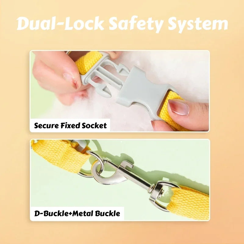 Macaron Breathable Soft Dog Harness – Adjustable Vest-Style Dog Harness and Leash Set Dog Accessories for Small Dogs Walking