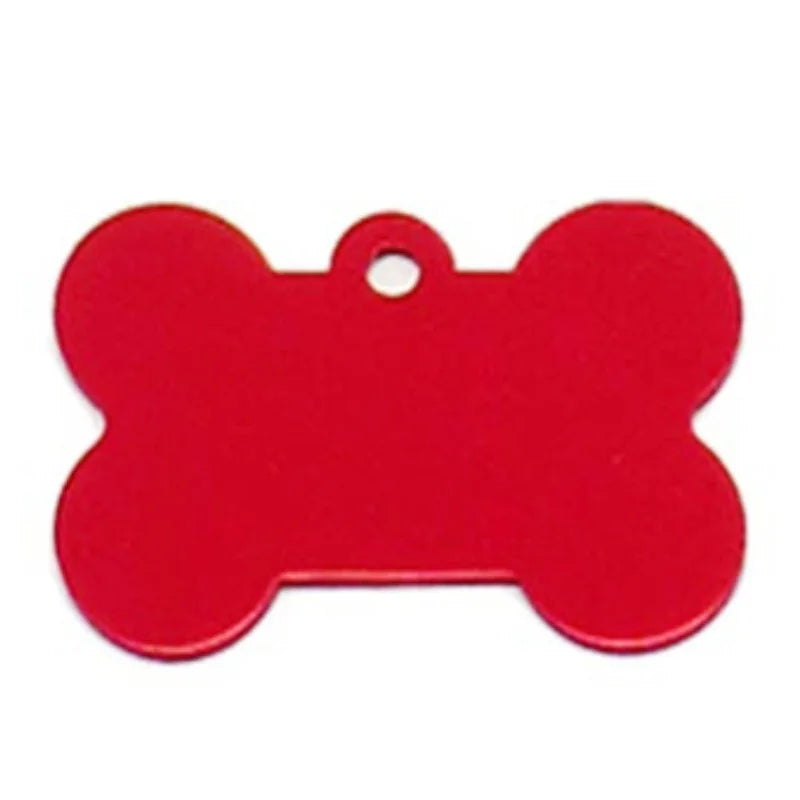 Personalized Dog Tag Bone Shaped Pet Id Tag Free Engraved Kitten Puppy Anti-Lost Dog Name Keychain Dog Accessories Cat Pendant