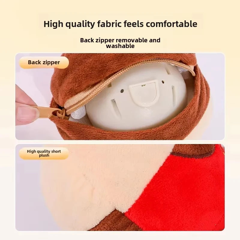 New Interactive Puzzle Electric Plush Jumping Ball Smart Sound Dog Toys USB Rechargeable Dog Training Toy Pet Bouncing Balls