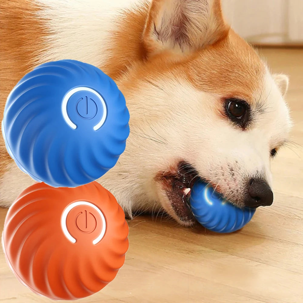 Smart Dog Toy Ball Electric Automatic Moving Bouncing Rolling Ball USB Charging Dog Toys for Puppy Birthday Gift Dog Accessories