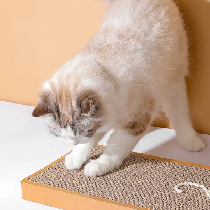 Cat Scratching Board Kitten Scratch Guards Claw Scraper Pads Toys Oval Corrugated Paper Nest Protect Furniture Cat Accessories