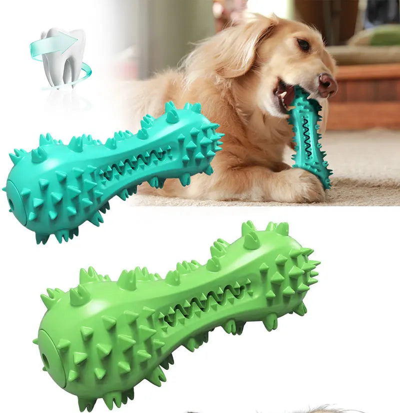Rubber Dog Chew Toy Teeth Cleaning Pet Toothbrush Chewing Stick Toys for Dog Chew Toy Elasticity Soft Pet Tooth Cleaning