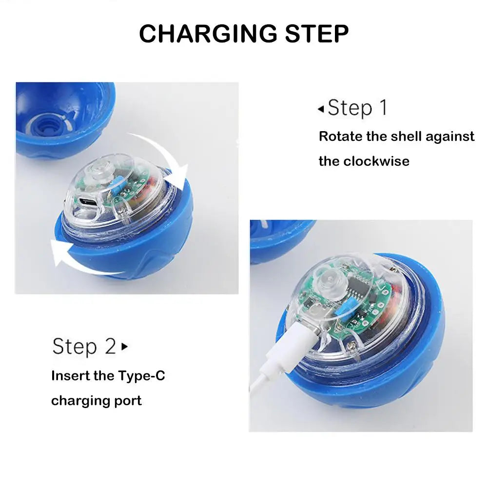 Smart Interactive Dog Toys for Aggressive Chewers Self Moving Interactive Dog Ball Automatic Vibrating Toy