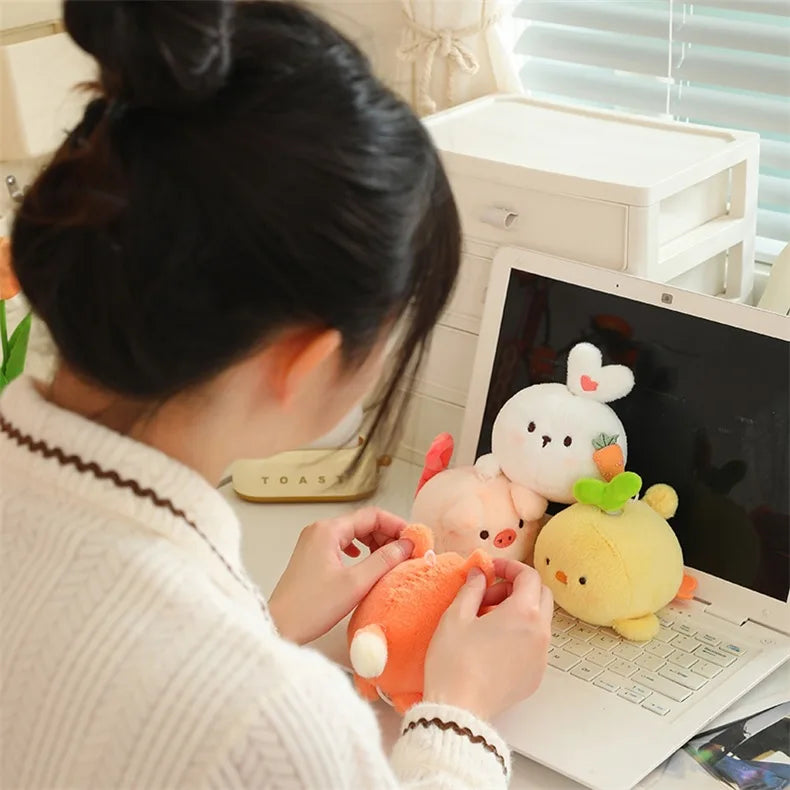 Kids Rope Simulation Animal Plush Tail Wagging Cute Cat Dog Toys for 2-4 Year Old Todder Toys Baby Christmas Birthday Gifts