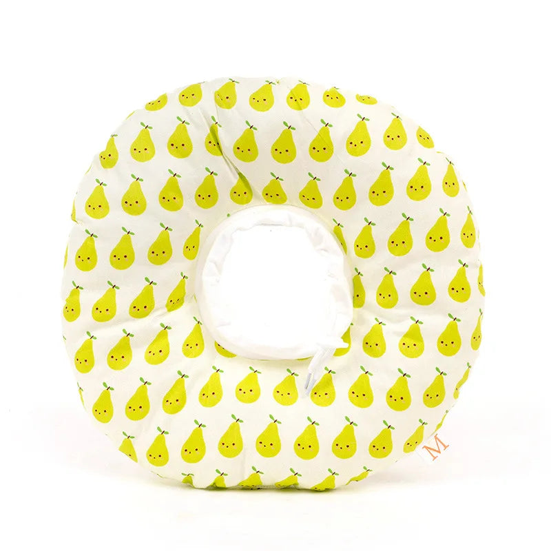 Sweet Donuts Cat Round Pillow Collar Pet Dog Neck Cone Recovery Collar for Anti-Bite Lick Surgery Cat Accessories Pet Collars