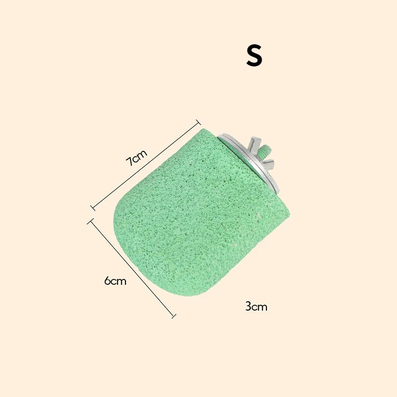 Bird Resin standing paw grinding sticks Nail Trimming Perch Paw Grinding Stick Bird Toys Parrot Grinder Parrot perch bird stand