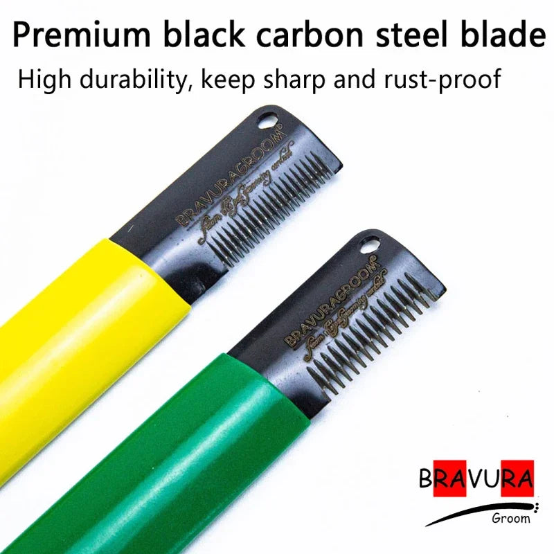 High-Quality Pet Groomer Dog Accessories Comb for Terrier Plucking Knife Steel Hair Pulling Tool Dog Beauty Supplies