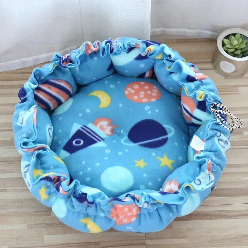 Dog Bed Small Medium Dogs Cushion Soft Cotton Winter Basket Warm Sofa House Cat Bed for Dog Accessories Pet Supplies