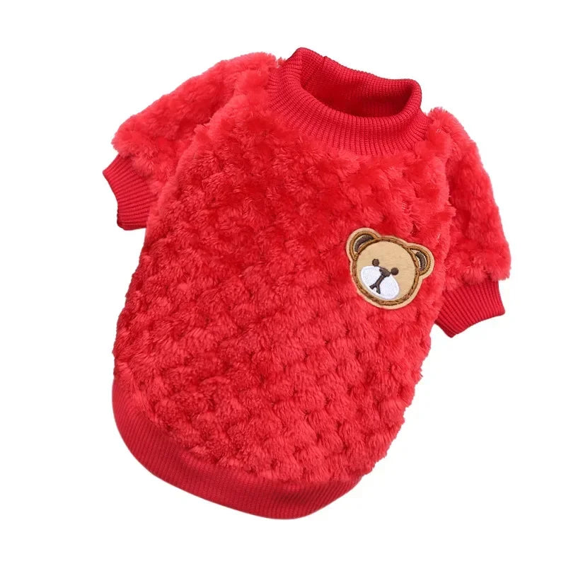 Small Dog Clothes Autumn Winter Puppy Warm Coat Small Medium Dog Cat Pullover Chihuahua French Bulldog Clothes Dog Accessories