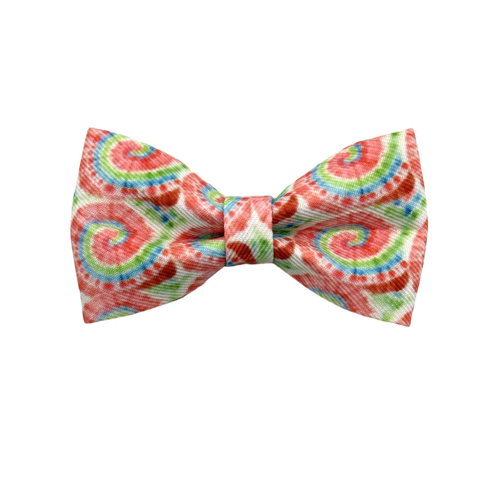50/100pcs Tie-Dye Slidable Dog Bowties Collar Accessories For Small Dog Cat Bow ties Neckties For Pets Grooming Dog Accessories