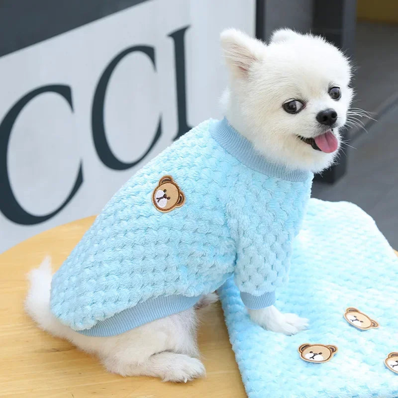Small Dog Clothes Autumn Winter Puppy Warm Coat Small Medium Dog Cat Pullover Chihuahua French Bulldog Clothes Dog Accessories