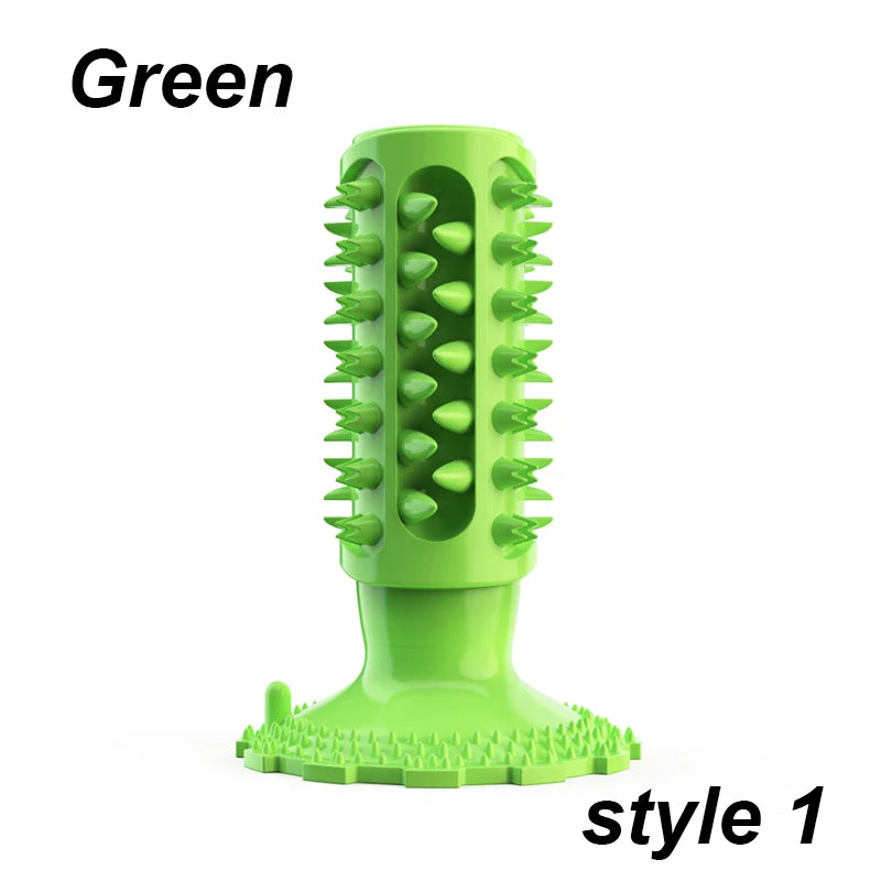 Rubber Dog Chew Toy Teeth Cleaning Pet Toothbrush Chewing Stick Toys for Dog Chew Toy Elasticity Soft Pet Tooth Cleaning