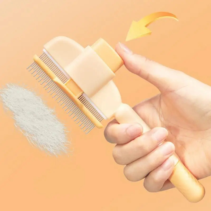Pet Flea Comb Hair Comb Pet Hair Remover Cleaning Brush Cats Grooming  Deshedding Undercoat Comb Dog Accessories Tools