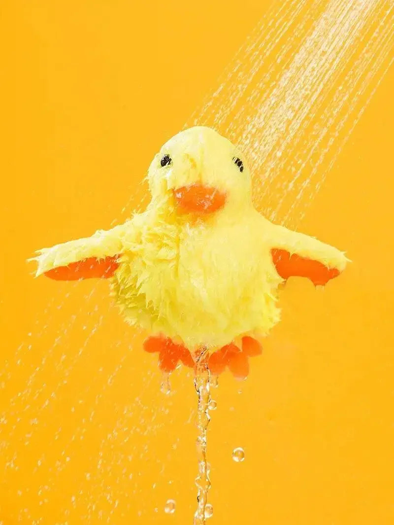 Flapping Duck Interactive Cat Toys Electric Bird Toys Washable Cat Plush Toy with Vibration Sensor Sound Cats Game Kitten