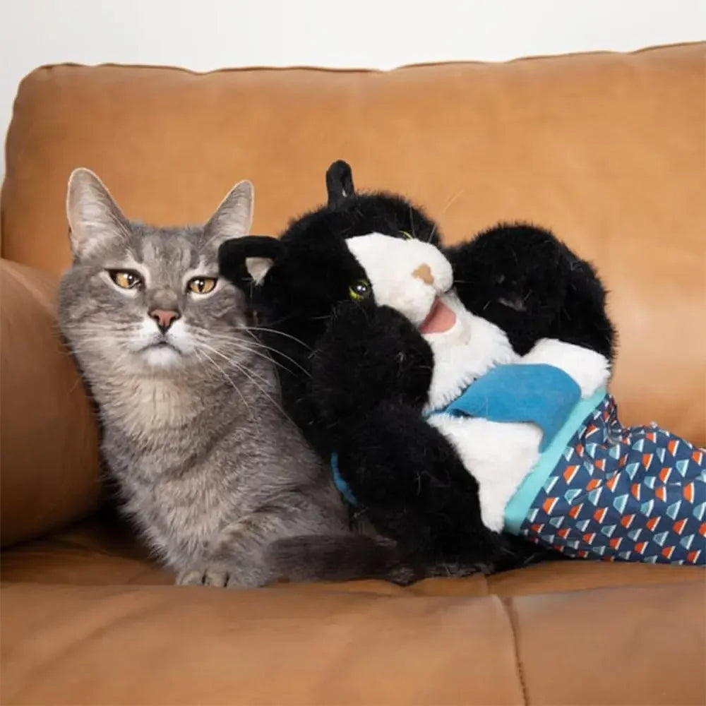 Cats Puppet Wrestler Cat Wrestling Toy Puppet Interactive Hand Puppet with Tough Padding for Safe Play Cat and Dog Toys