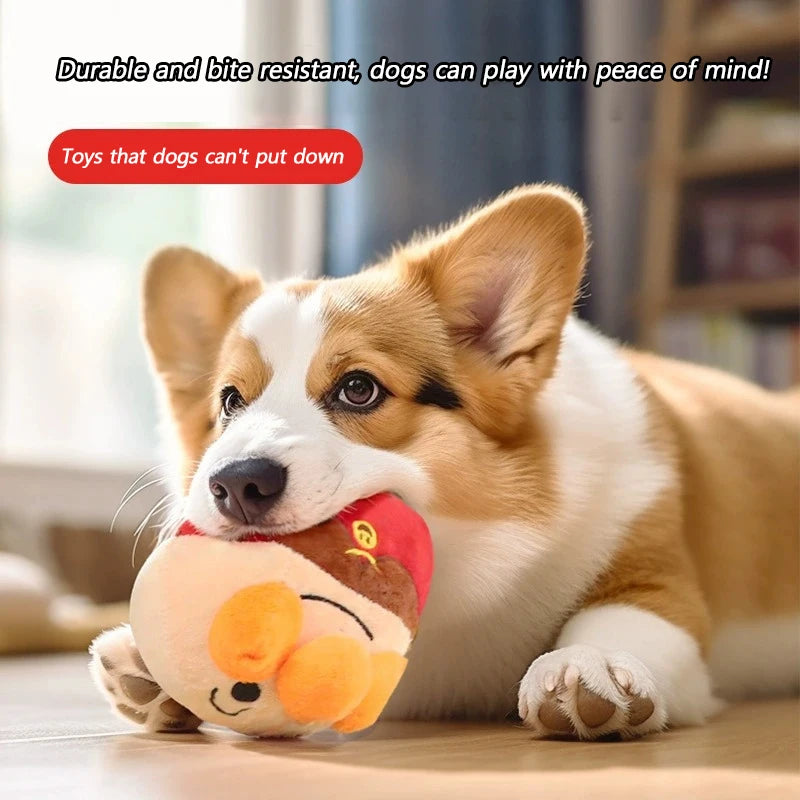 New Interactive Puzzle Electric Plush Jumping Ball Smart Sound Dog Toys USB Rechargeable Dog Training Toy Pet Bouncing Balls