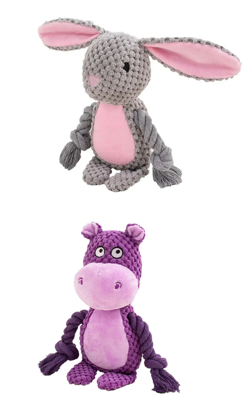 Quality Plush Dog Toys Chewy Squeaky Fun for All Breeds Durable Teething Options for Puppies Ideal for Small Medium Large Dogs