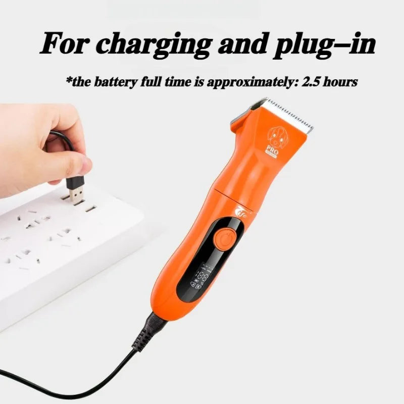 Dog Grooming Hair Cutting Machine Endurance Pet Hair Clipper Hair Trimmers Silence and Noise Reduction Dog Accessories