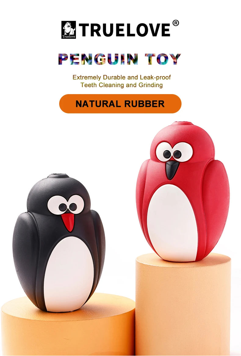 Truelove-pet food dispenser toy for dogs, rubber interactive chew toy, waterproof design that leaks food, TLT2605