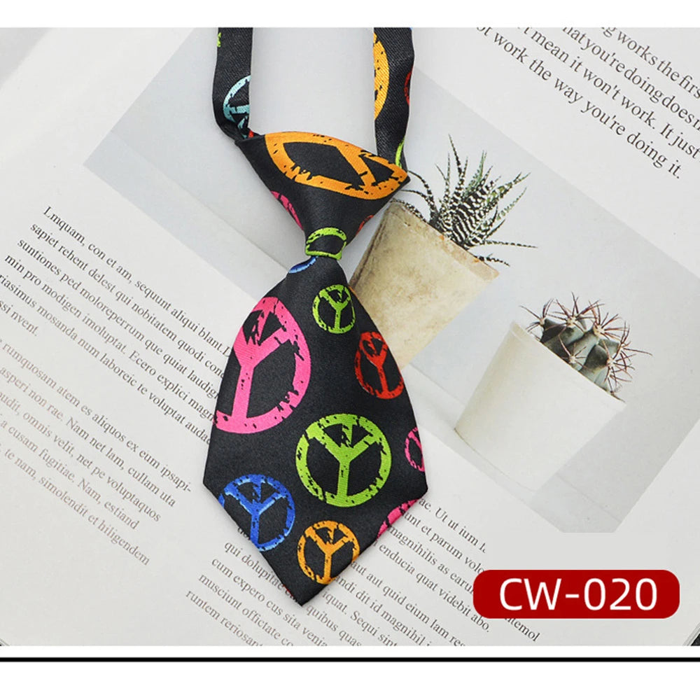 Pet Cat Dog Collar Multicolor Tie Fashion Grooming Dog Accessories Adjustable Puppy Tie Pet Bowtie Supplies