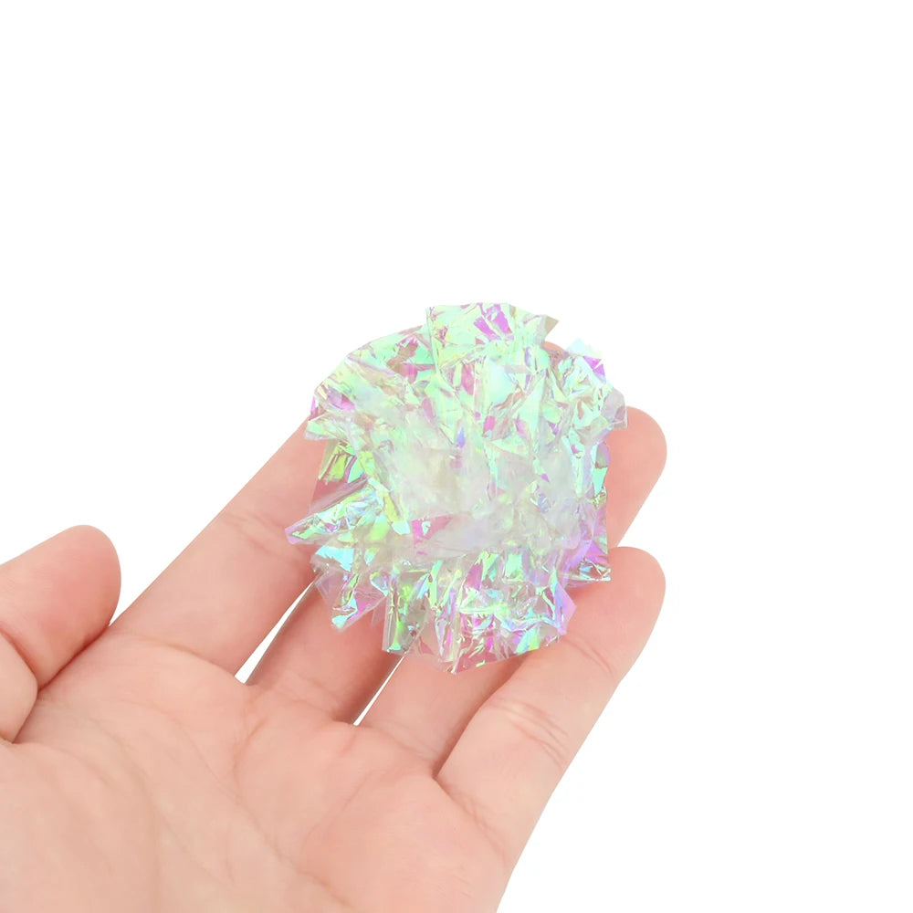 10pcs Pet Interactive Sound Balls Cat Toys Mylar Crinkle Ball Cat Toy