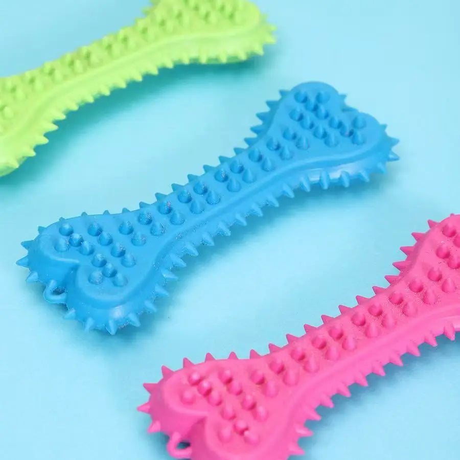 1/3pcs Small Chew Dog Toys Dog Rubber Toothbrush Stick Chew Toys For Training Chew Teeth Cleaning Pet Bone Shaped Toys
