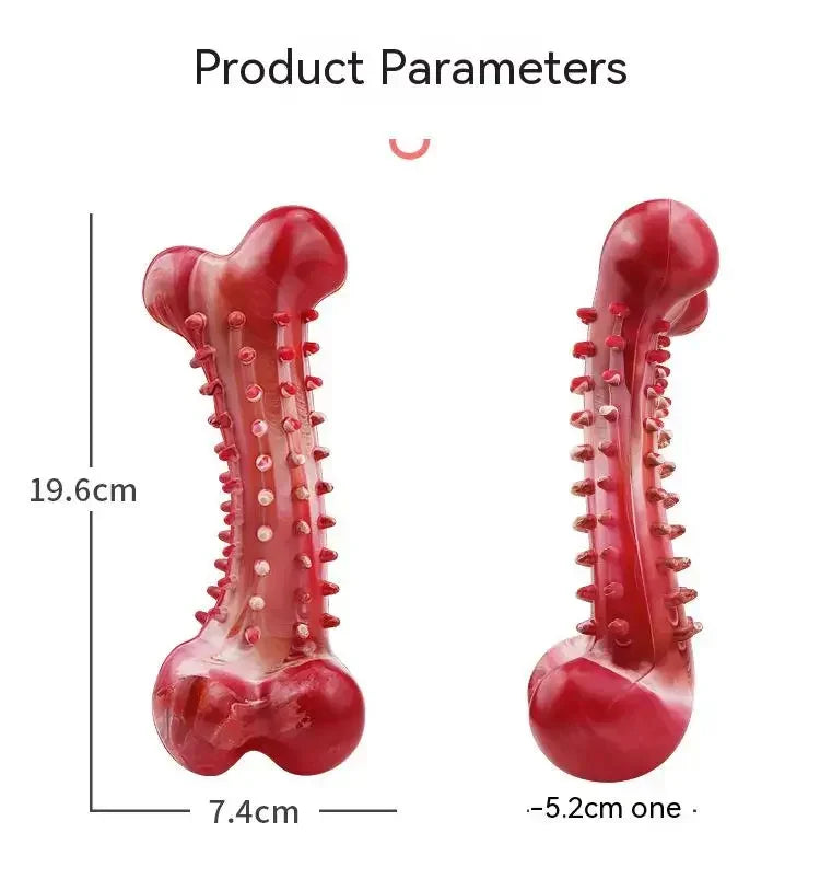 Dog Toys Teeth Sharpening Cleaning Dog Bones Natural Rubber Training Stiff Durable Chew Toys for Medium Large Dogs Pets Supplies