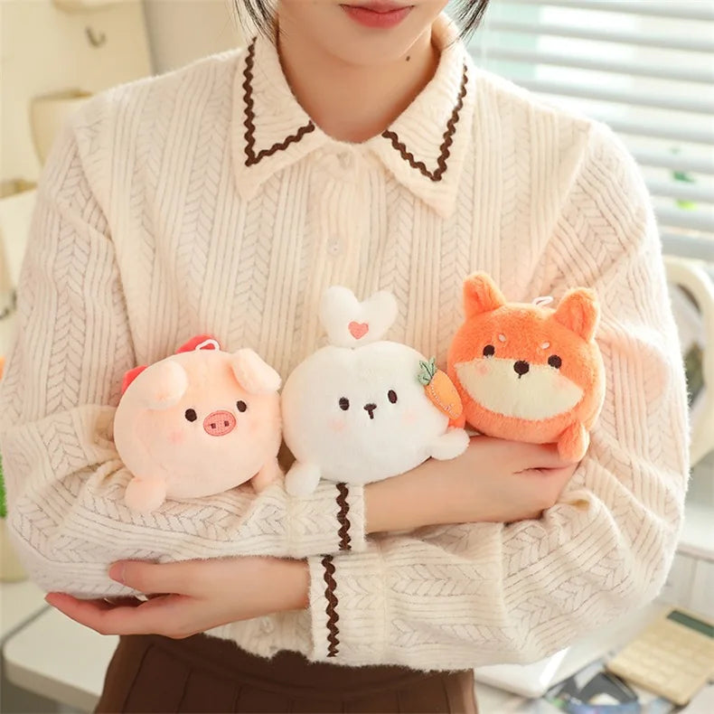 Kids Rope Simulation Animal Plush Tail Wagging Cute Cat Dog Toys for 2-4 Year Old Todder Toys Baby Christmas Birthday Gifts