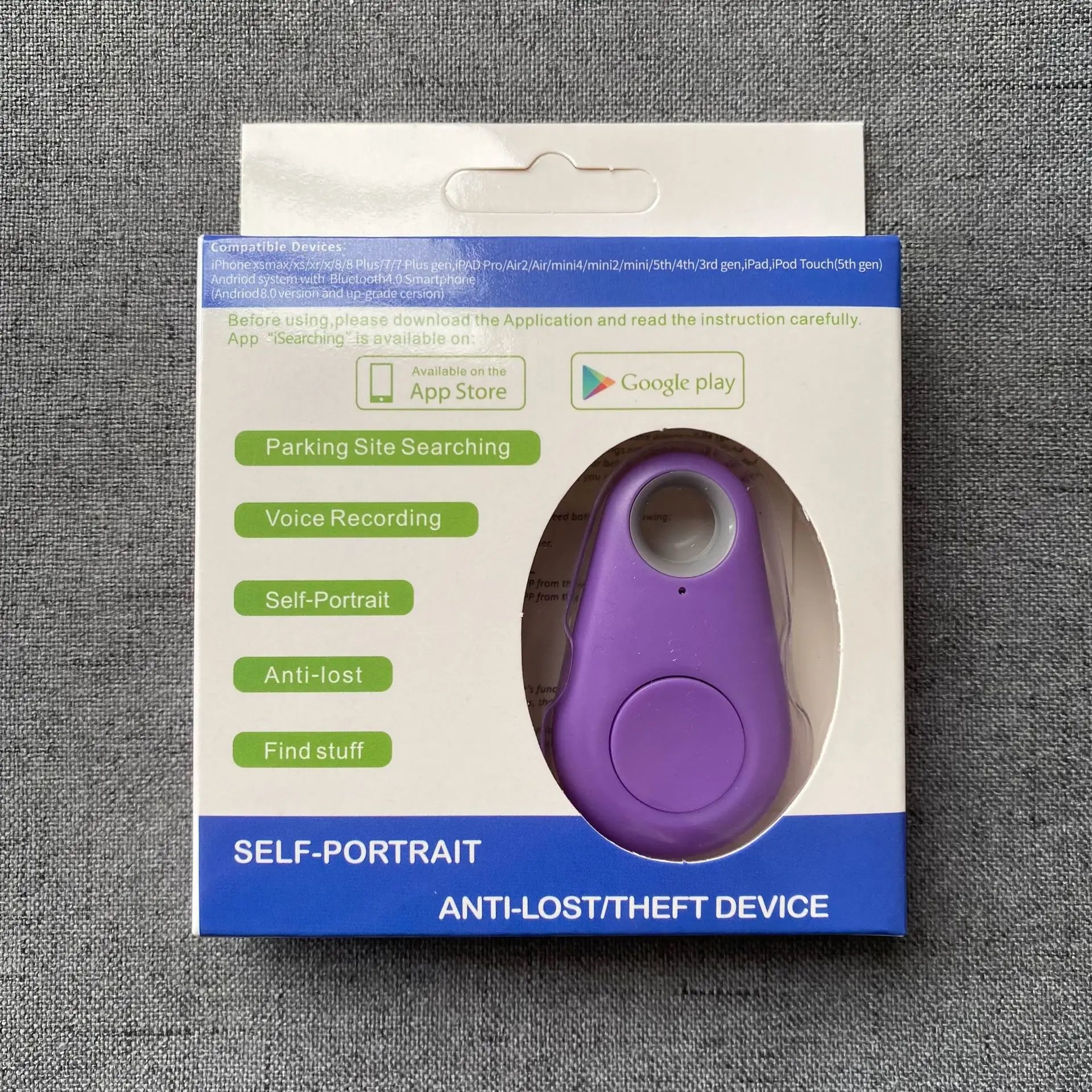 Mini Smart Pets Cat Accessories Bluetooth 5.0 GPS Tracker Anti-lost Alarm Tag Wireless Child Bag Wallet Keychains Locator