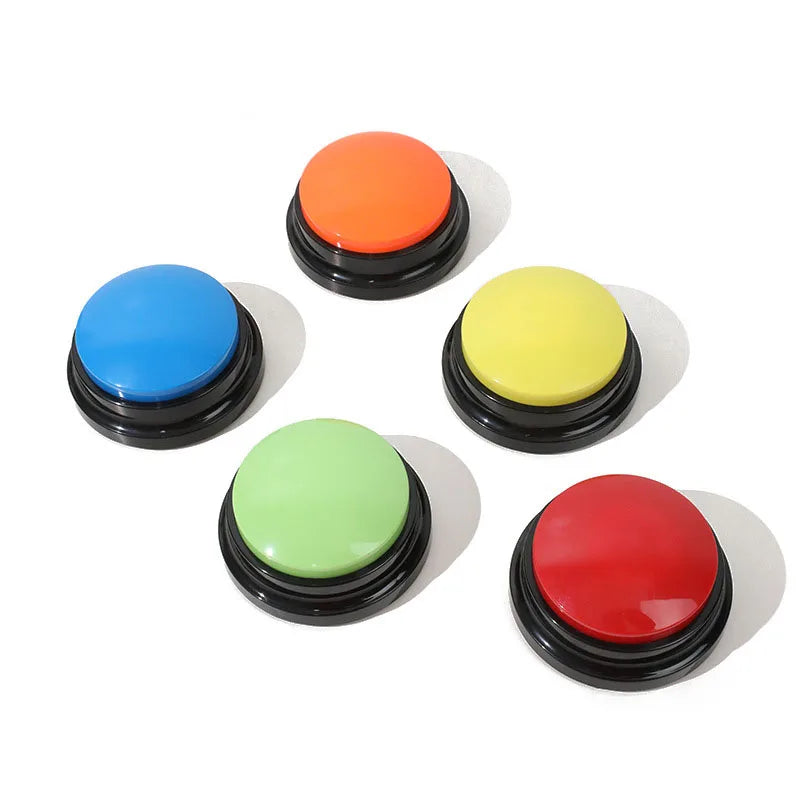 Dog Communication Buttons Voice Recording Button for Pet Training Buzzer 30 Second Record Playback Funny Gift for Talking Pet