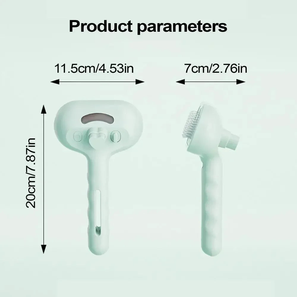 Spray Pet Hair Comb Pet Hair Remover Cleaning Brush Cats Grooming Dog Accessories Tools Dematting Water Mist Humidifier Comb