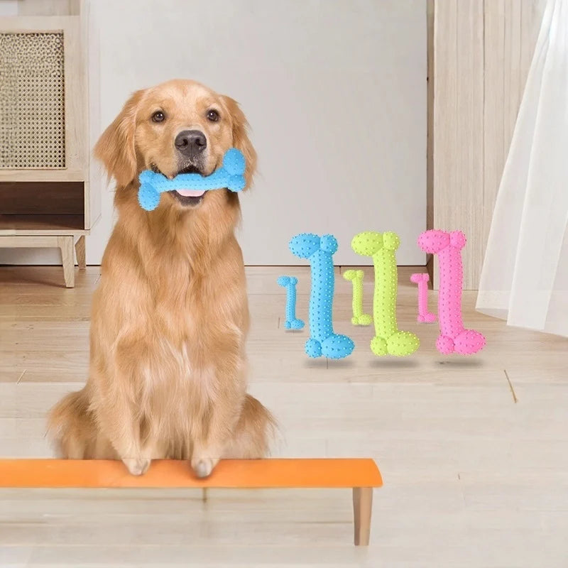 1/3pcs Small Chew Dog Toys Dog Rubber Toothbrush Stick Chew Toys For Training Chew Teeth Cleaning Pet Bone Shaped Toys