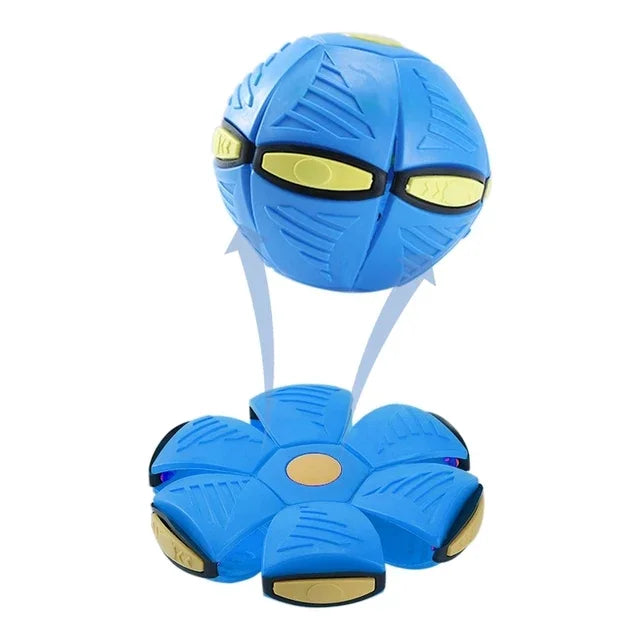 Pet Toys Interactive UFO Ball Dog Toys Magic Funny Pet Toys UFO Outdoor Training Toys Dog Accessories Step on Deformable Ball