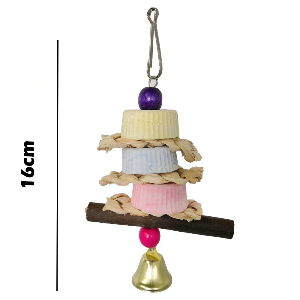 Parrot Bird Toy for Parakeets Agaponis Chewing Cardboard Destroy Birds Toy Parrot Toys for Large Small Birds Toy Accessories